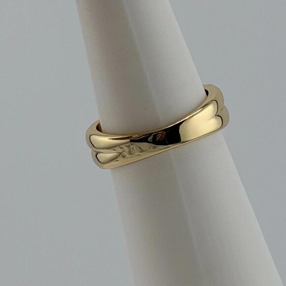 Bomb Party February Ring Sz 8 "I Was Dreaming Of You" Amethyst on Gold Pave - Picture 6 of 6